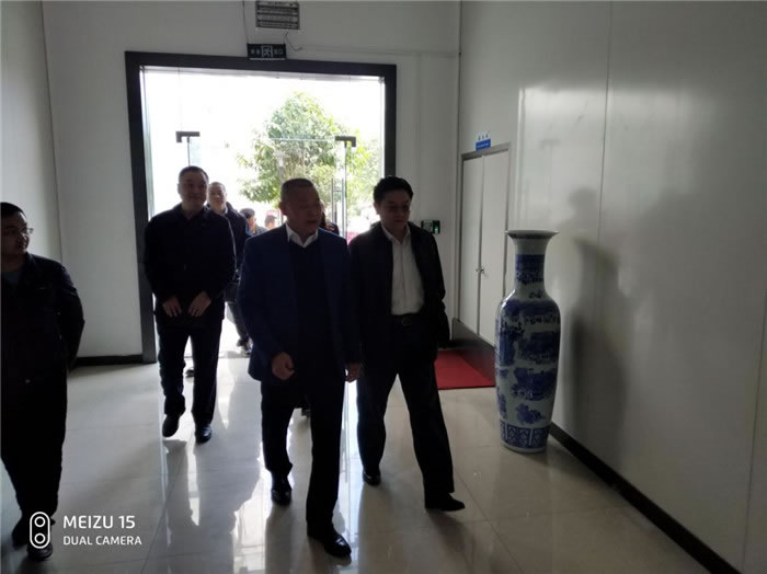 绵阳市常委副市长杨学宁莅临公司调研工作